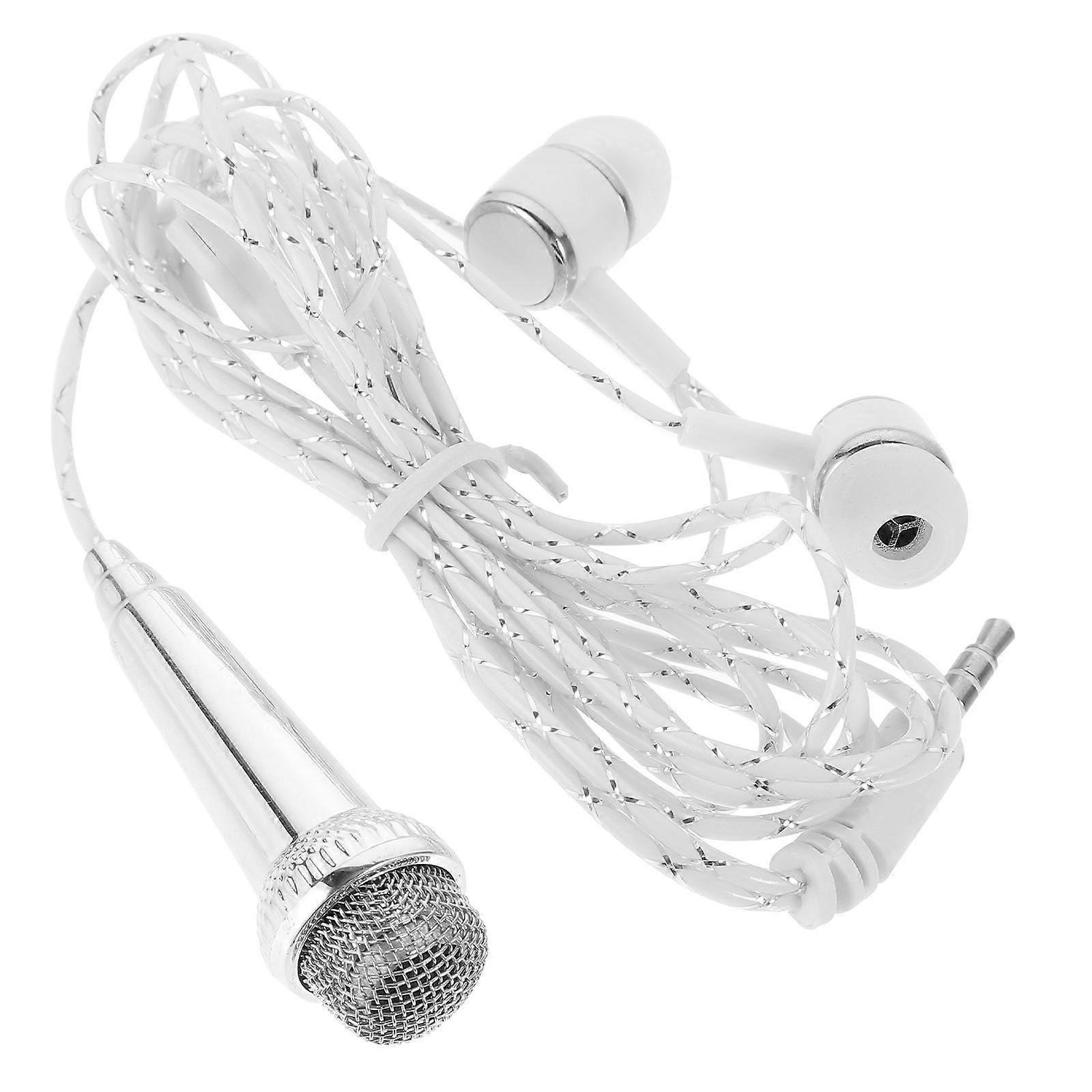 Compact Portable Microphone for Singing and Voice Recording – Lightweight Wired Mic for Phones, Durable Design for Outdoor and Family Video Use