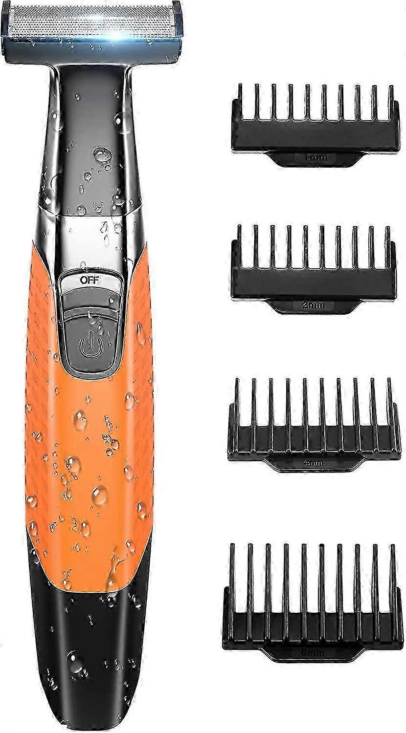 Beard Trimmer For Men Washable Usb Rechargeable Cordless Electric Shaver For Men Face/body Beard Trimmer