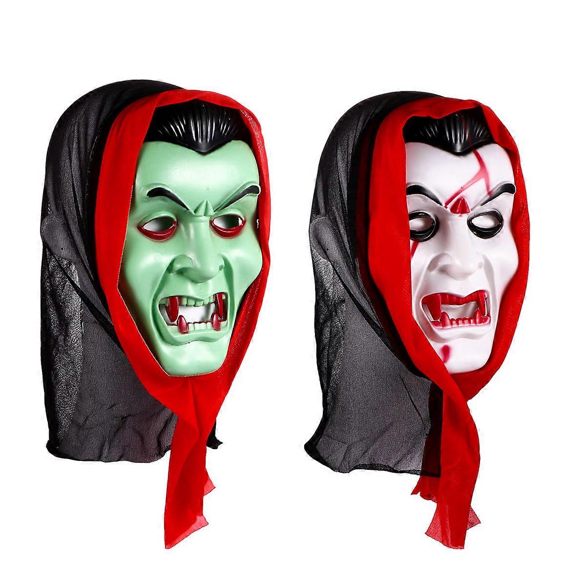 Creepy Masks Horrific Mask Adult Costume Parties Halloween PVC Entertainment 9.4×6.3×2in Scream 2Set