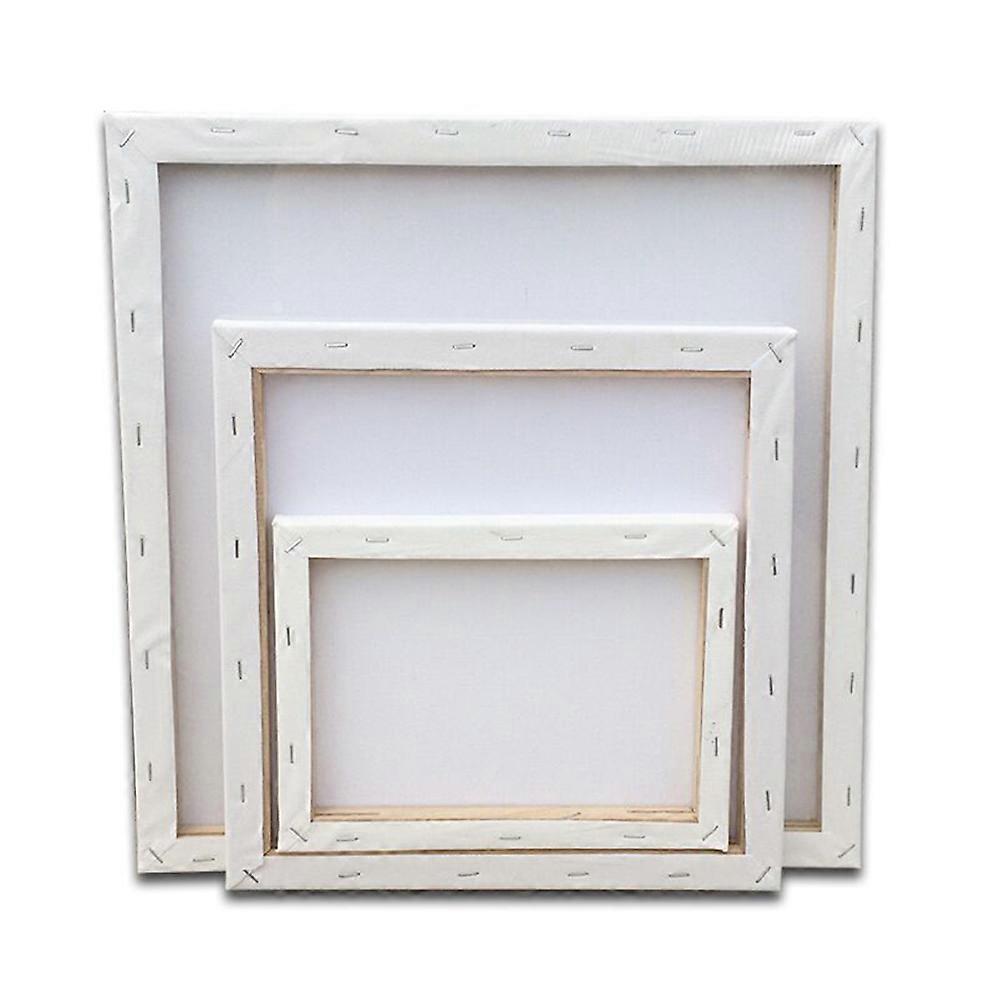 Wood Artist Stretched Canvas for Drawing Use with Cotton Surface 15x20cm White Square Painting Canvas