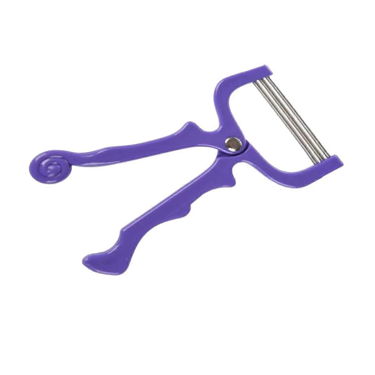 Leather Hair Scrunchie Epilator With Spring Thread Leaf Claw Clip Plucker Threading Tool For Women