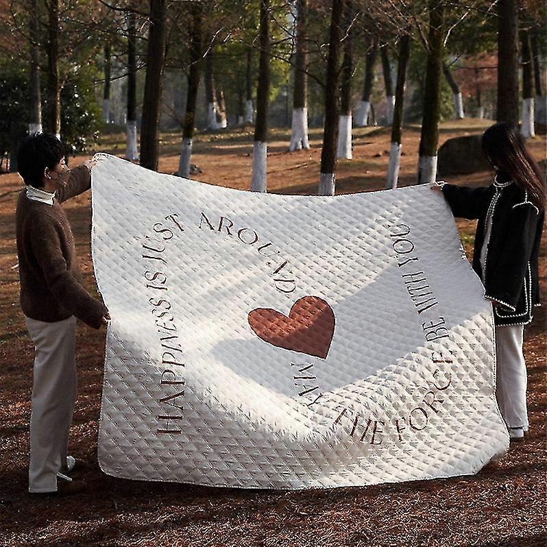 TTMA Outdoor Camping Picnic Mat Thickened Anti-tide Portable