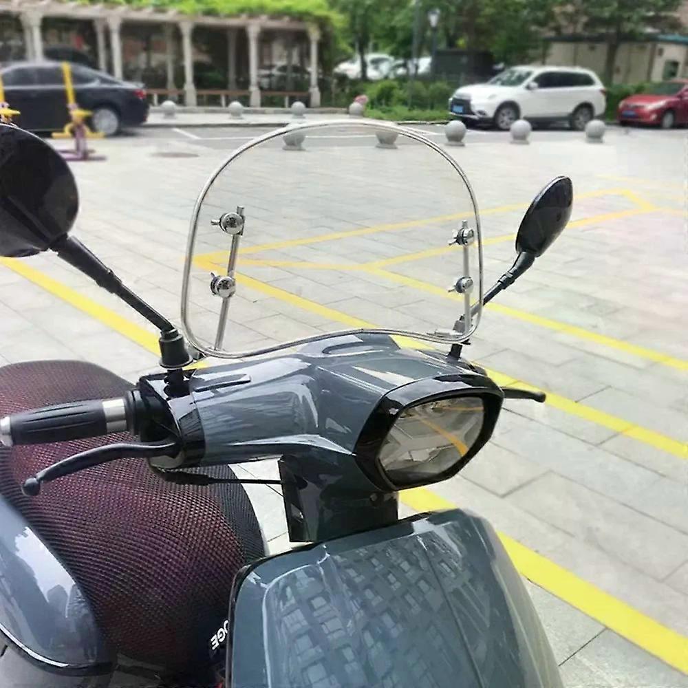 Motorbike Windshield Clear Front Screen Curved Surface Universal Accessories