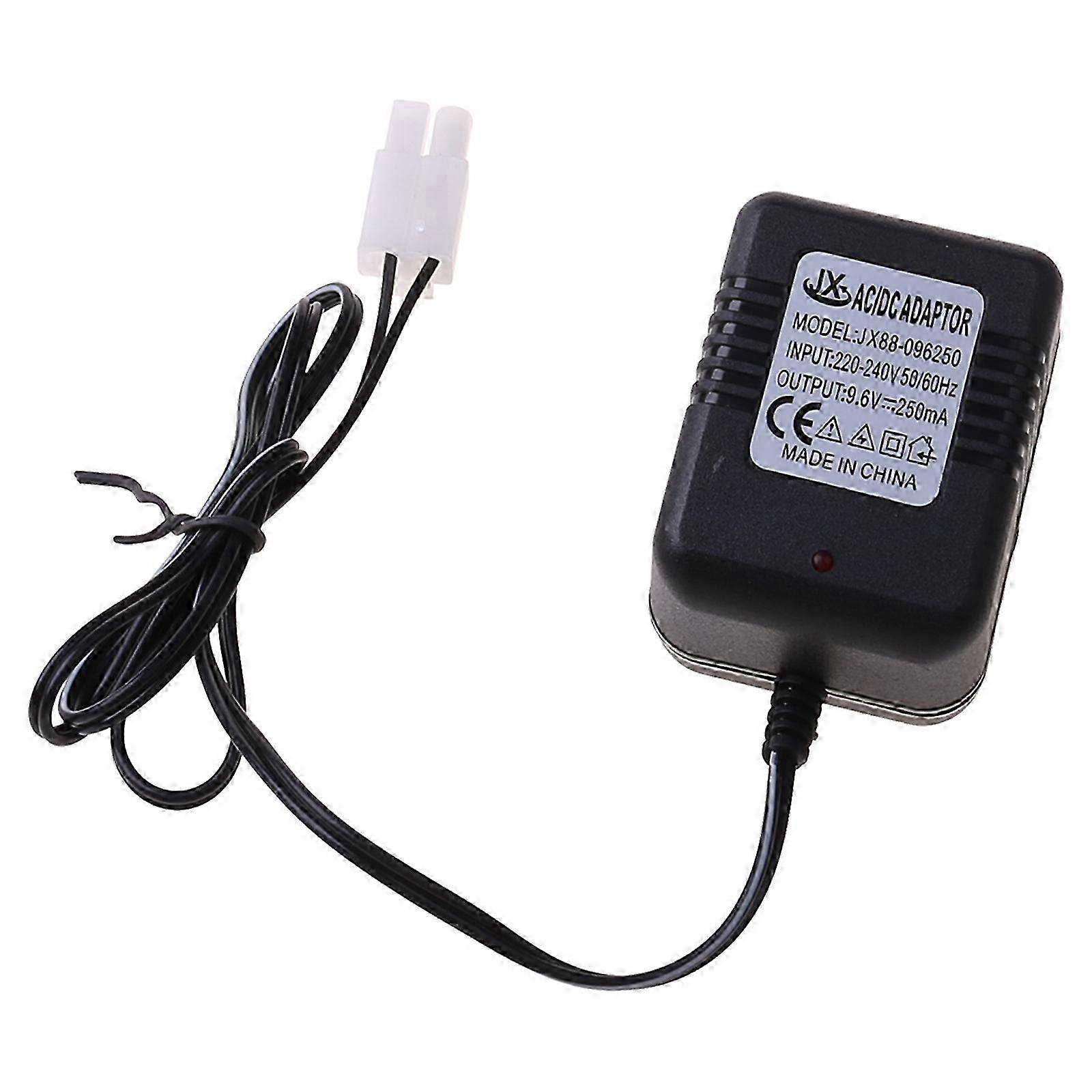 9.6V Ni-Cd Ni-MH Battery Charger with Tamiya KET-2P Plug for RC Toys - 250mA Input Output