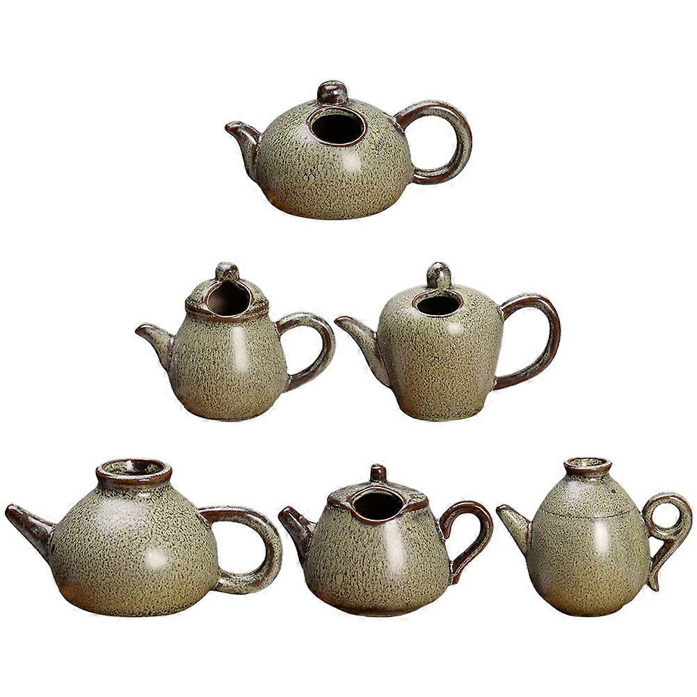 Mini Vase Decor, Ceramic Small Tea Pot Adding Chic Charm to Your Home Environment