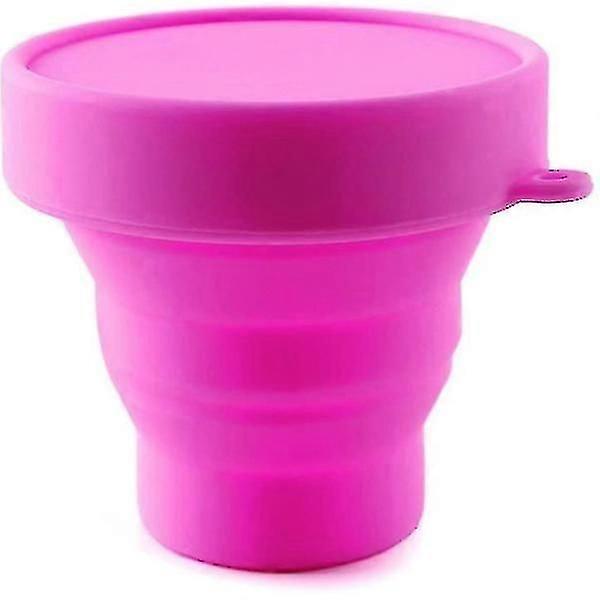 Collapsible Silicone Cup Folding Sterilization Cup for Menstrual Cups and Storage of Your Diva Cup null none