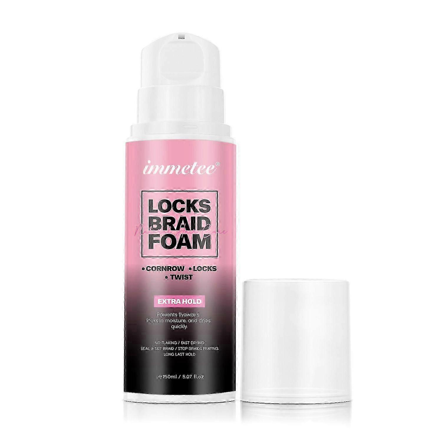 Locks Braid Foam with Extra Hold, High Shine and Moisture for Twists, Locks. 150ml
