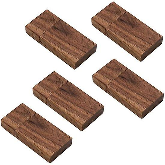 Set Of 5 Wooden 128gb Usb Key, Usb Stick 128gb Usb Stick 128gb Usb Key Save And Share Videos, Images And Documents For