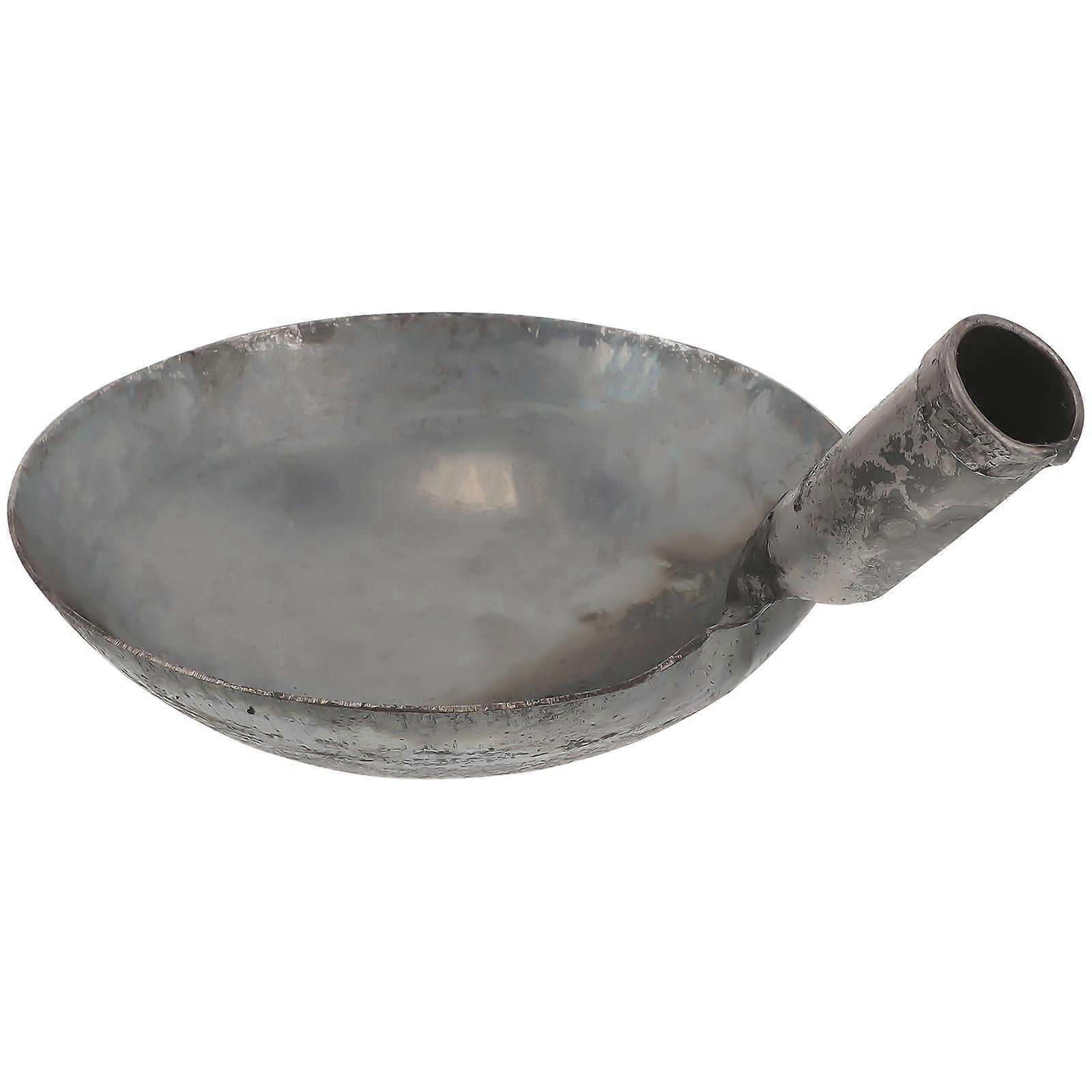 Heavy Duty Metal Dung Scoop for Efficient Muck Cleaning – Ideal for Outdoor Use, Masonry Work, and Construction Sites with Traditional Design for