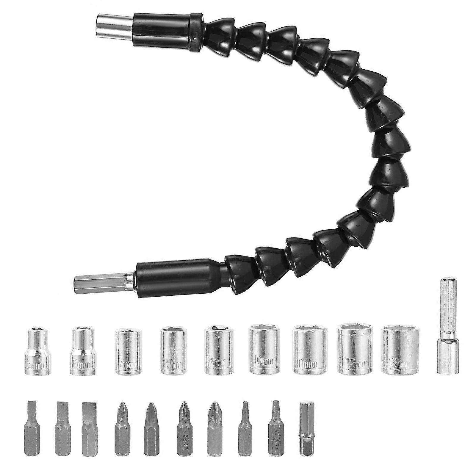 Hand Drill Extension Kit 1 Set Assorted Color Flexible Extension Ideal For Appliance Repair And Furniture Construction
