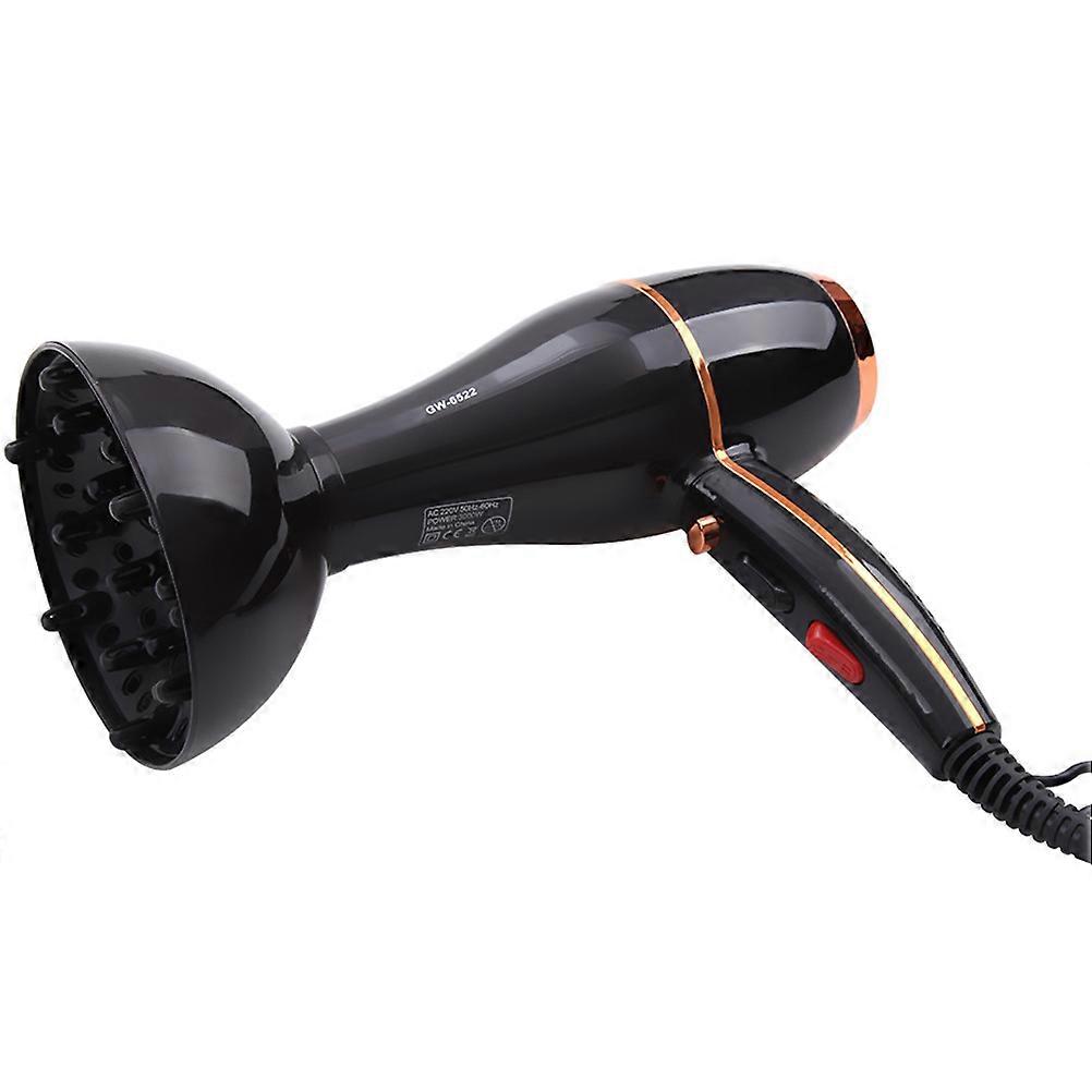 Hair Dryer With Diffuser Professionally Designed For Home Use Black High-performance Motor 1Set