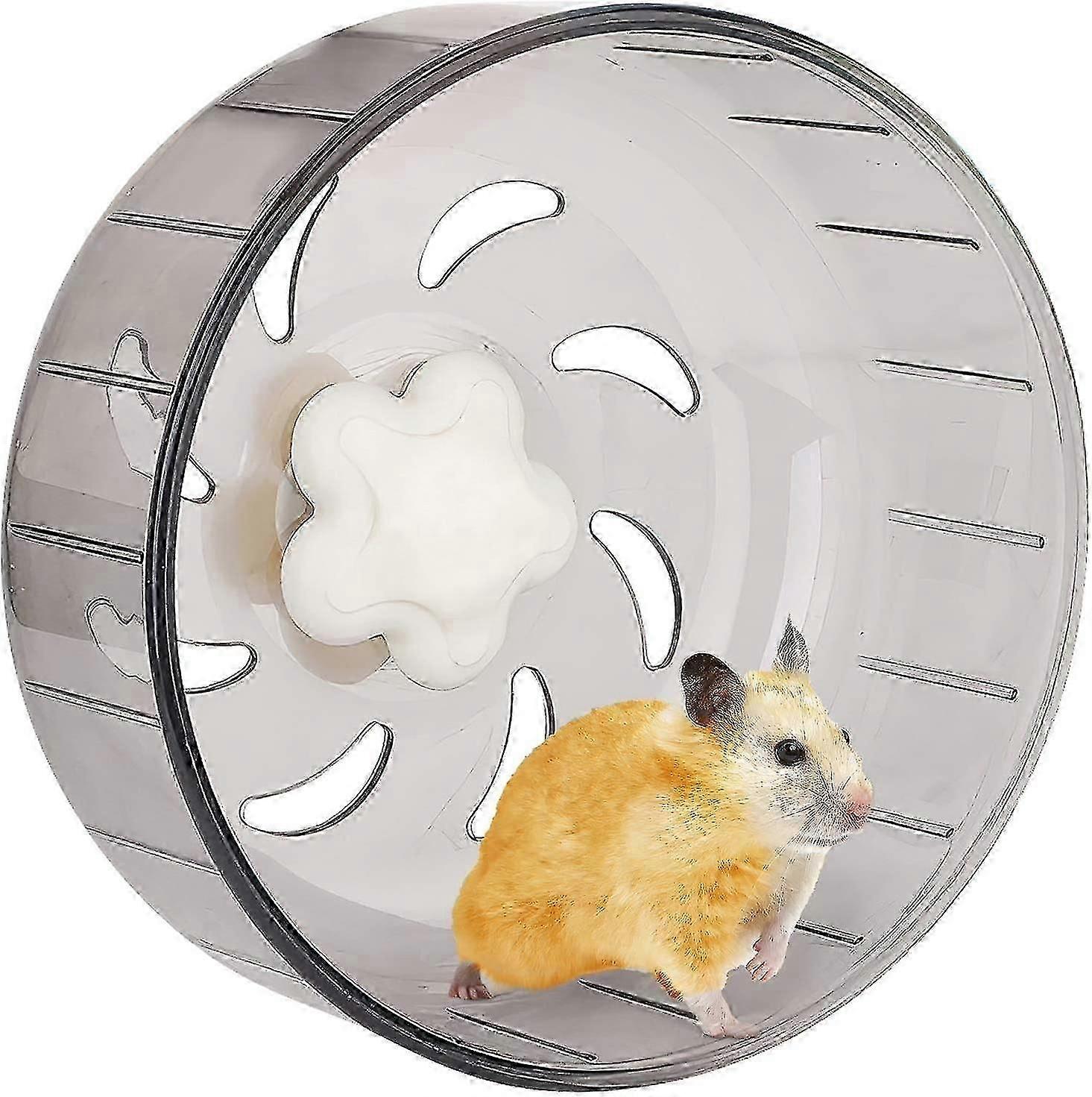 Hamster Running Wheel, Super Quiet Acrylic Plastic For Small Pets