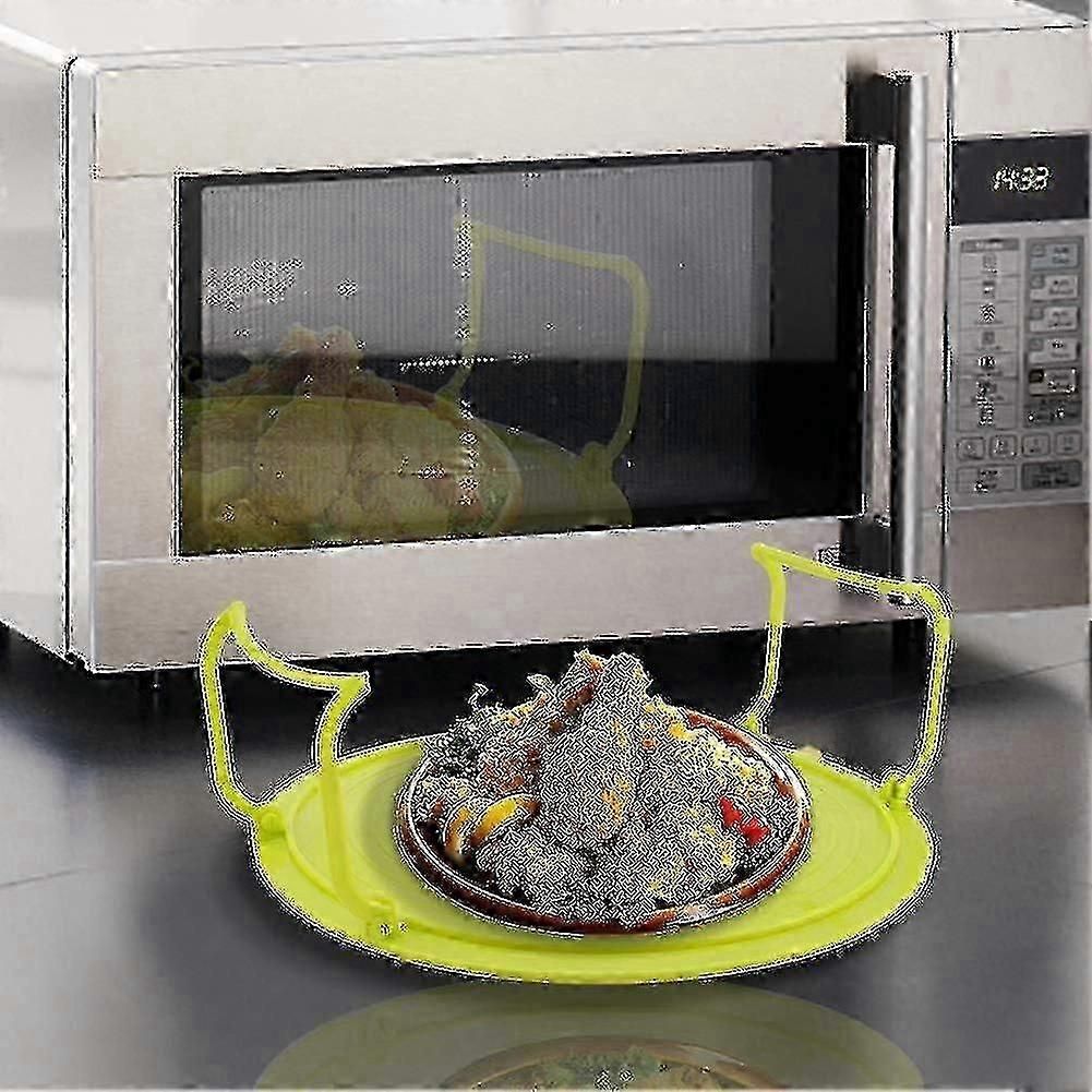 A Multifunctional Microwave Oven Steaming Rack and Shelf.