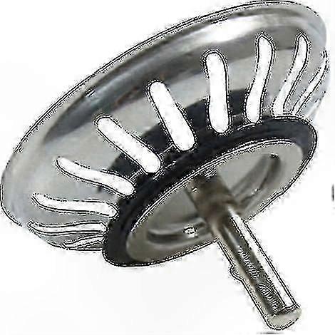 Manual Sink Drain Basket with 80mm Diameter for Kitchen Use