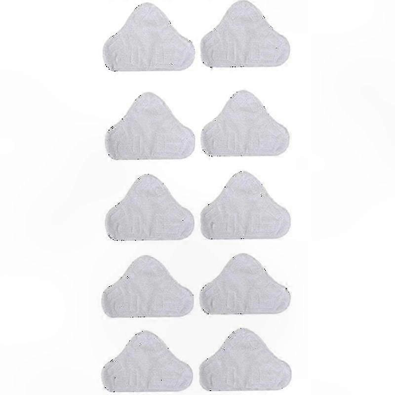 Microfiber Cloth Pads for Steam Mops, 10-Pack Triangular Replacement Pads Compatible with X5 Models
