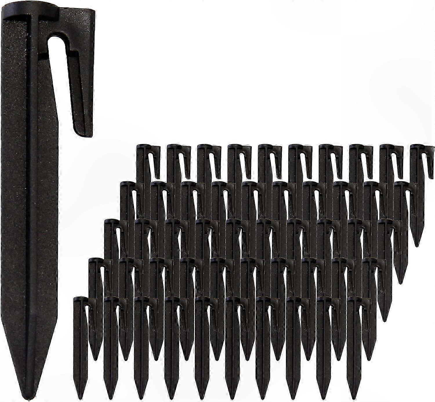 Ancoraggi a terra per tosaerba con punte e ganci, confezione da 50 portacavi per robot rasaerba, accessori per guide perimetrali