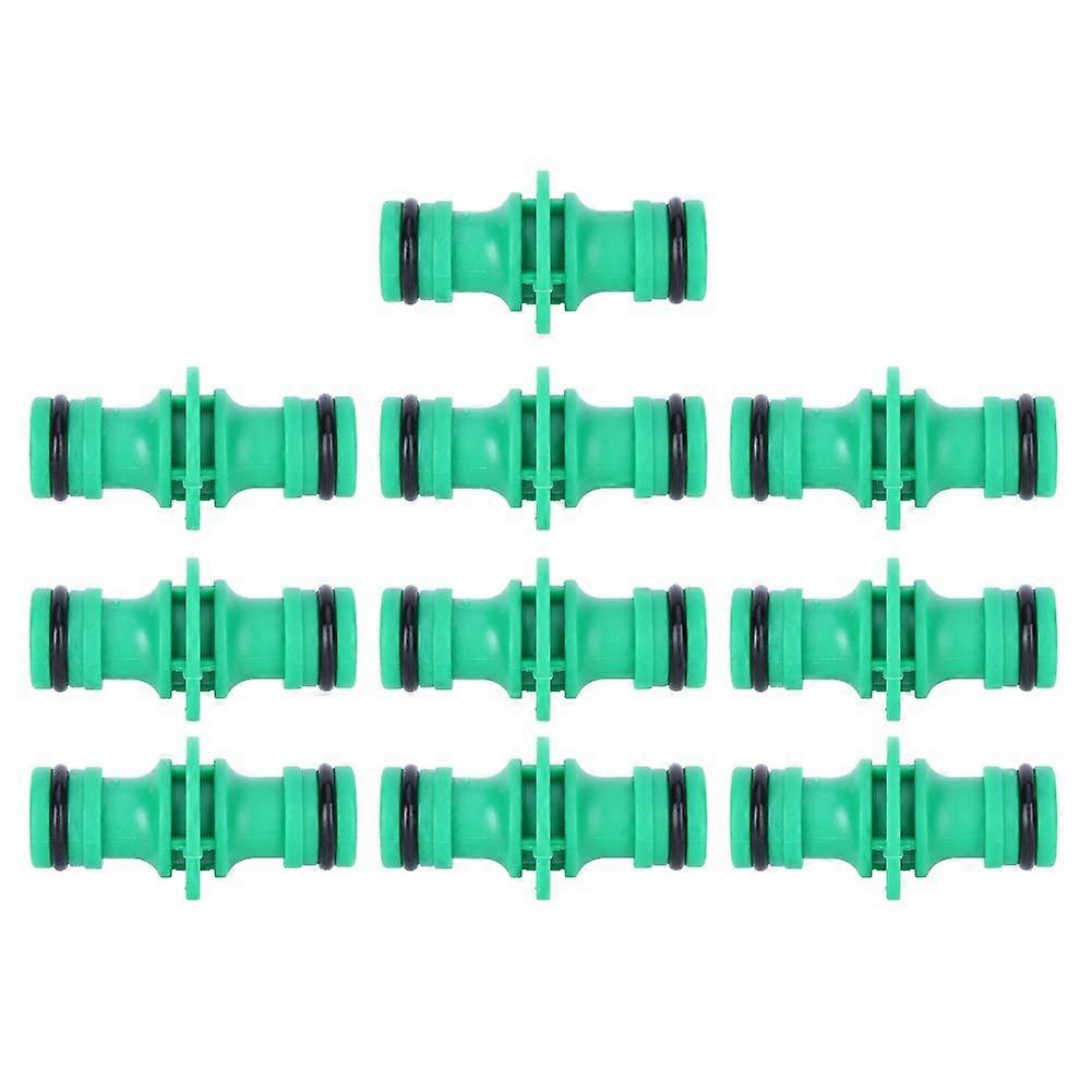 10pcs Straight Water Hose Connector Quick Connectors for Garden Irrigation Efficient Pipe Connection Tool for Home and Agricultural Use