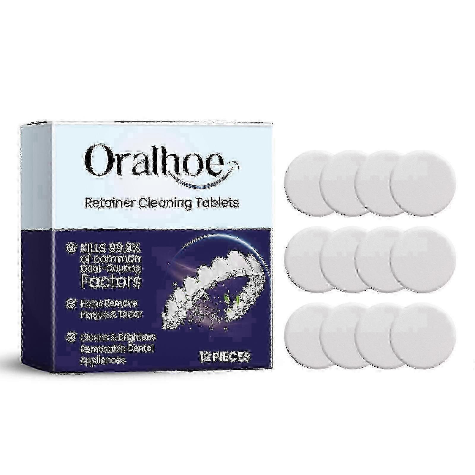 Night Mouth Guard Καθαρισμός Αναβράζον Tablet Care Προστατευτικό Οδοντοστοιχιών Καθαρισμός Φροντίδα λεκέδων Αναβράζον Δισκίο