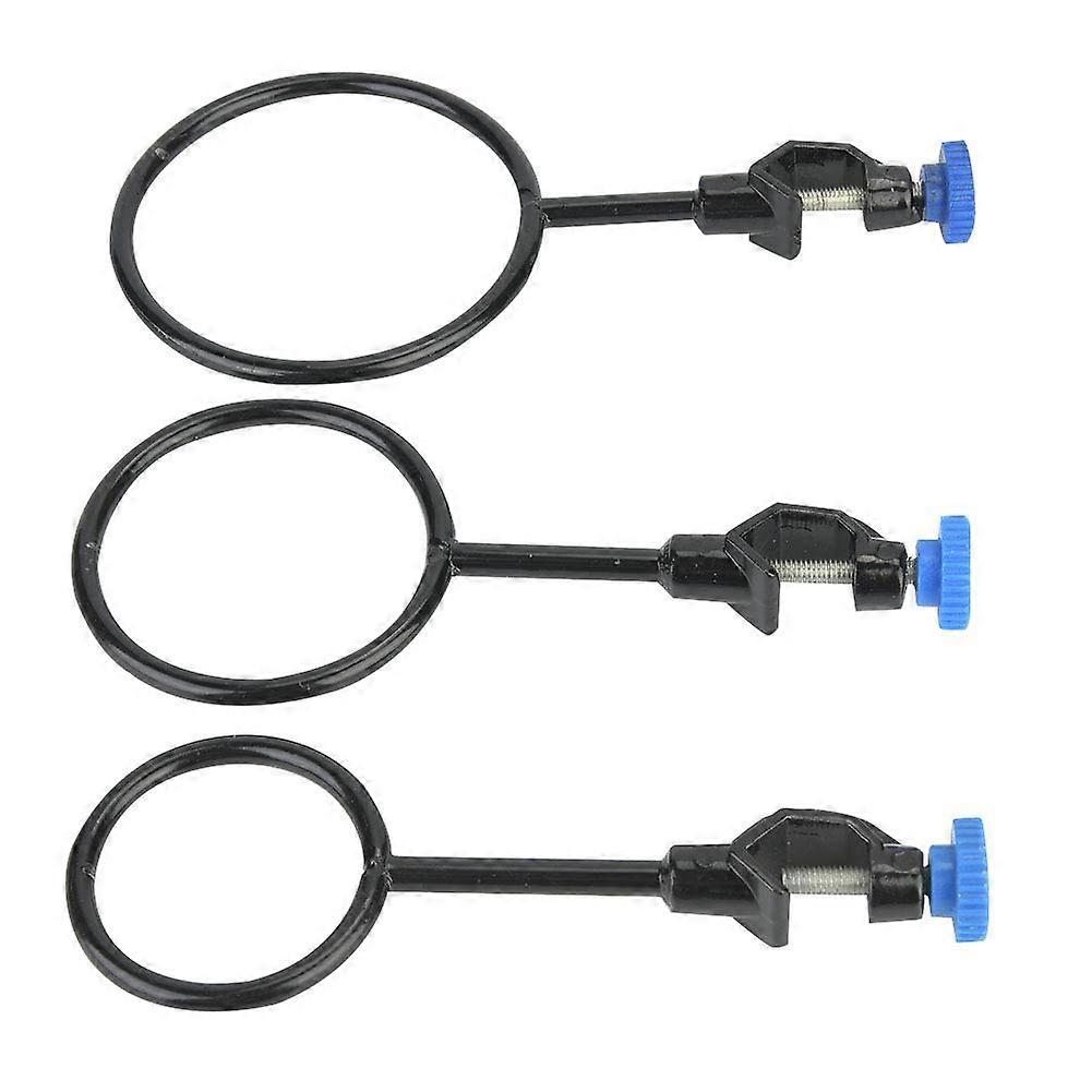 Iron Ring Support Set, Laboratory Ring Clamp For Experiment Stand, Ring Clamp Set