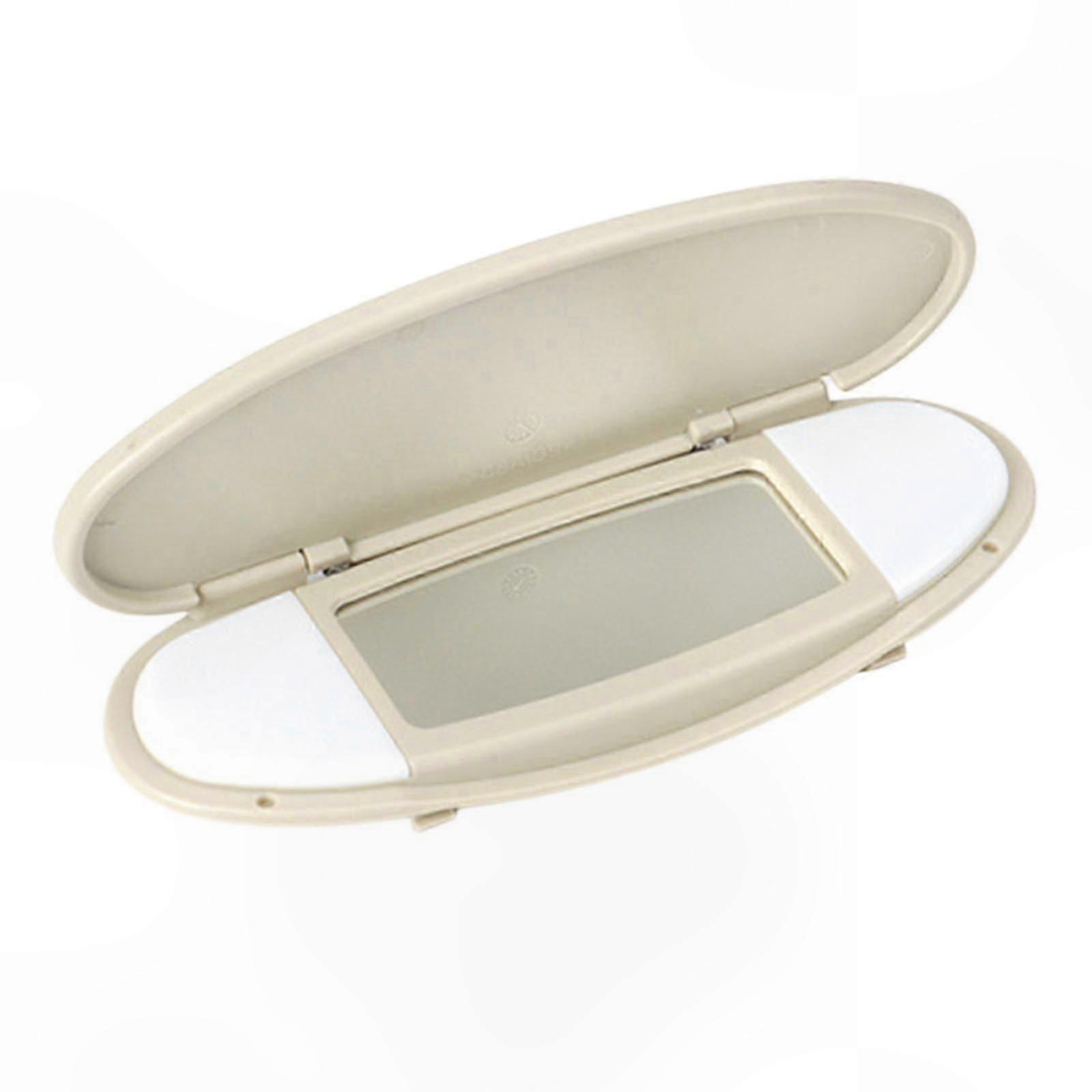 Sun Visor Mirror Frame Cover for MINI R55 R56 R60 2007-2014, Durable Black Trim Replacement Part