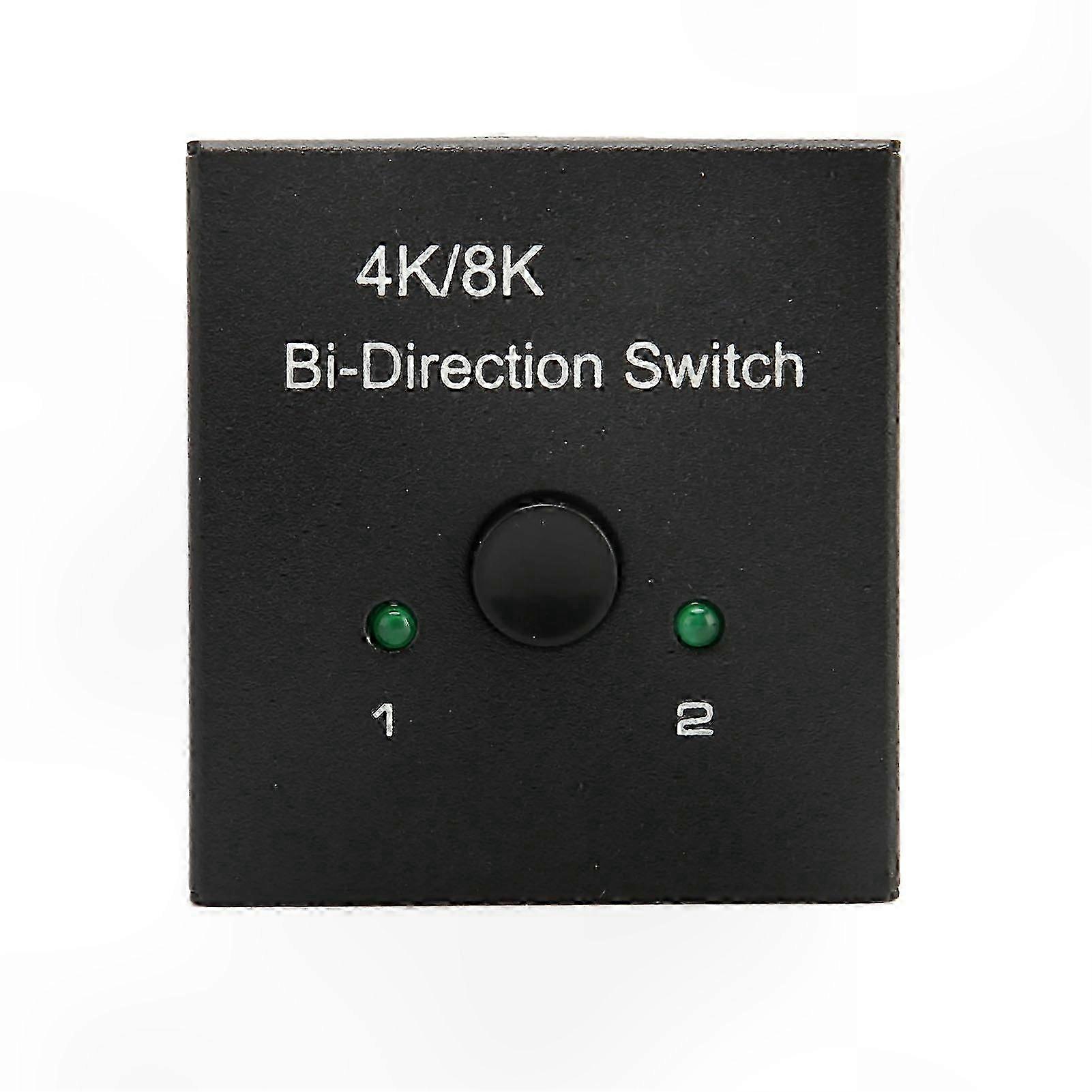 8K 4K HD Multimedia Interface Bi-Directional Switch 40Gbps Plug and Play Splitter for Gaming Consoles