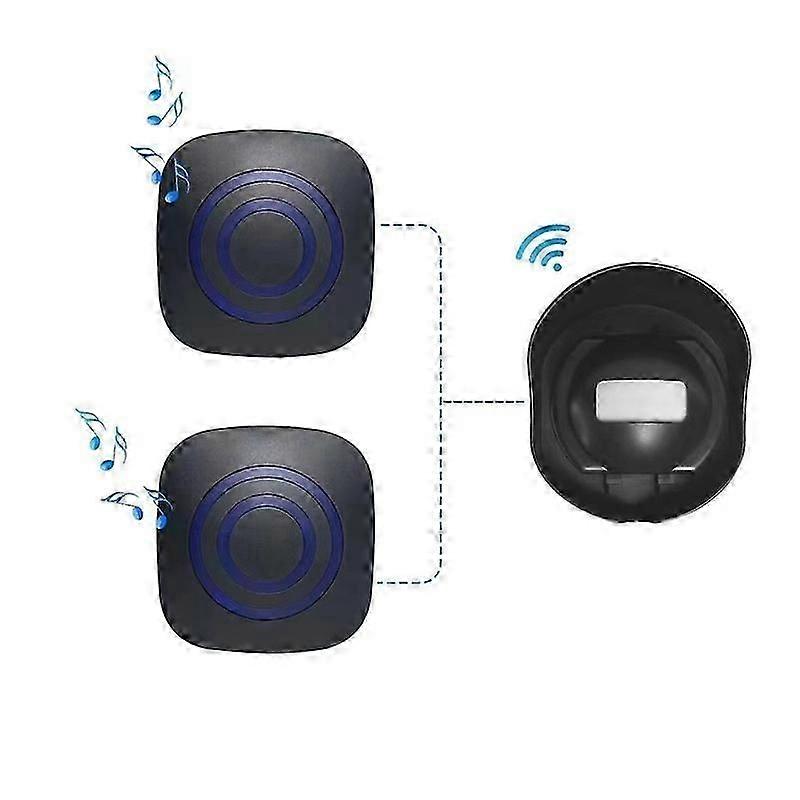 Wasserdichte Induktions-Türklingel Music Split Wireless Einbruchalarm