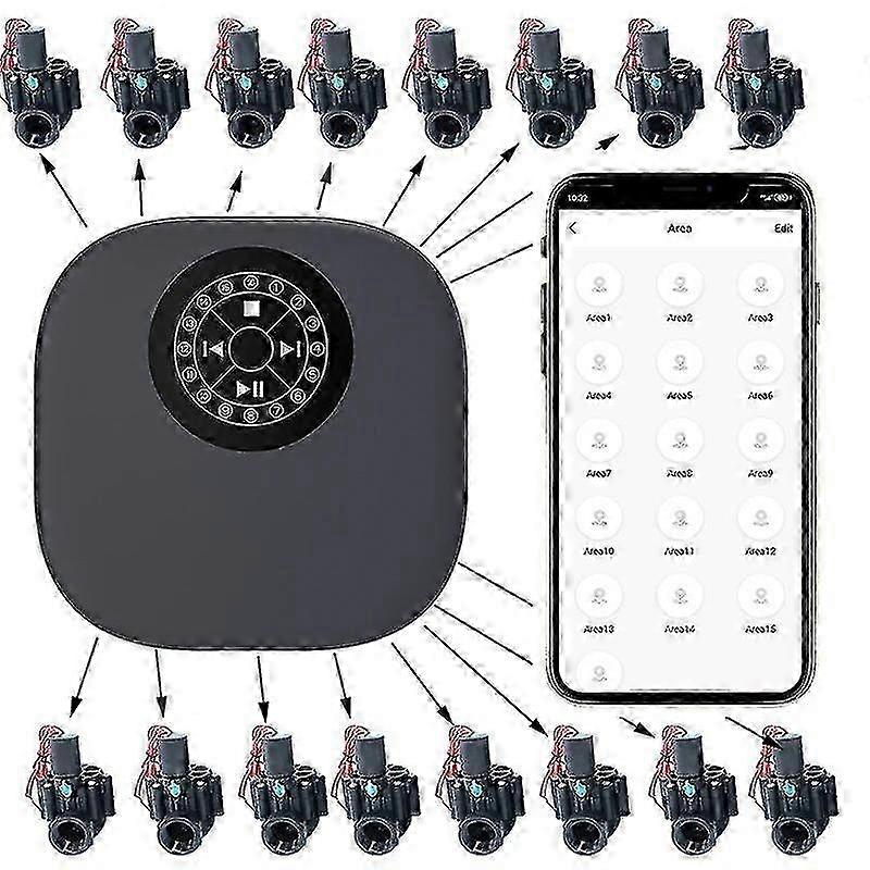 Excellent 16 Zone Wifi Smart Irrigation Controller Garden Sprinkler Controller Timing Control Of Wat