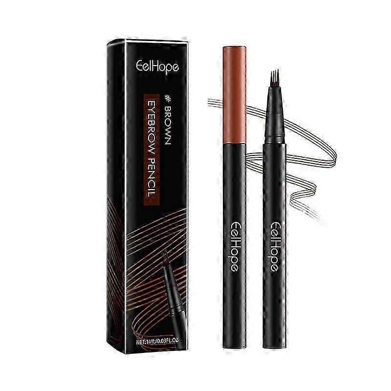 EELHOPE Four-Claw Eyebrow Pencil, Wild Eyebrow Modification, Eyebrow Shape Exquisite and Easy to Use, No Smudge, Natural Shaping Eyebrow Pencil