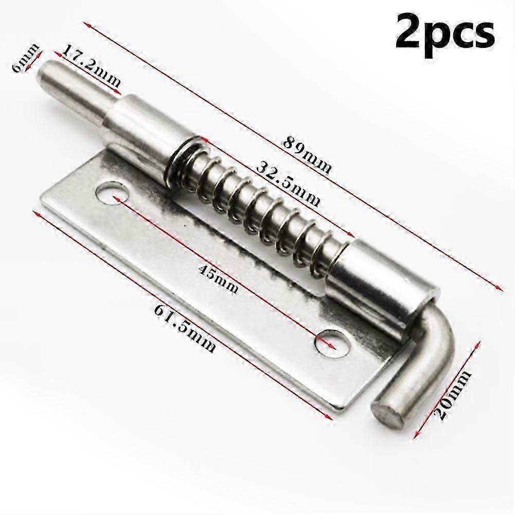 Spring-loaded silver latch pin designed for wide-ranging applications in British industrial and DIY settings.