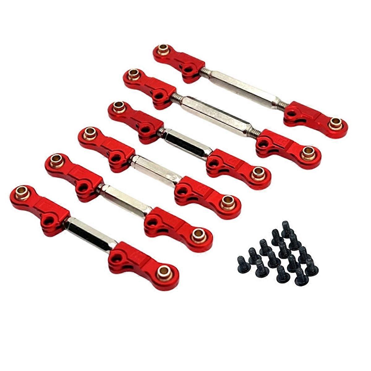 RC Car Upgrade Adjust the Pull Rod Kit for 1/7 7303 RC Car Accessories Red