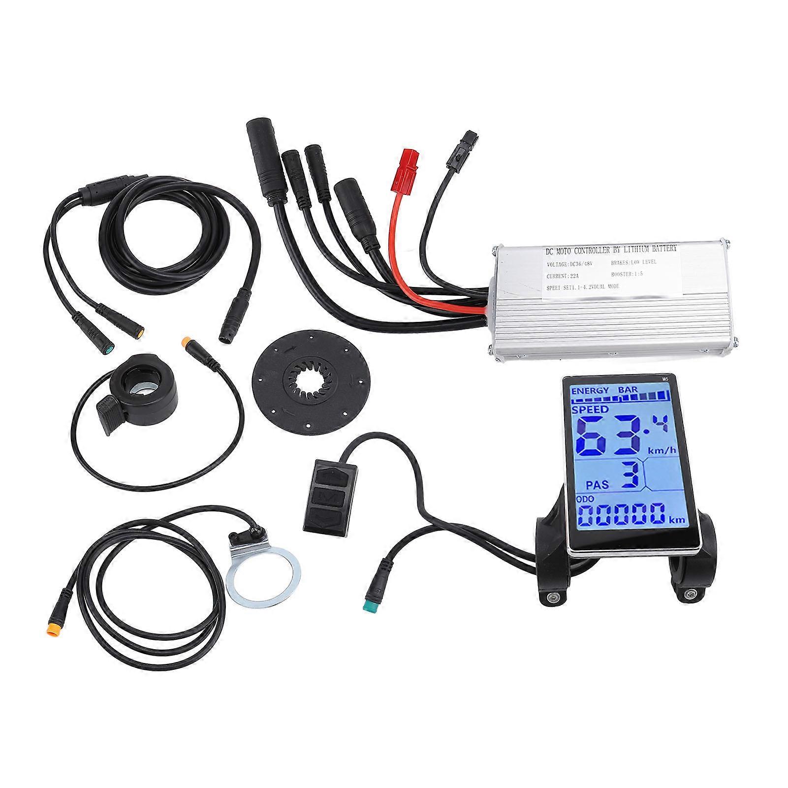 36V 48V 22A LCD Display Controller 120x53x30mm for E-Scooter