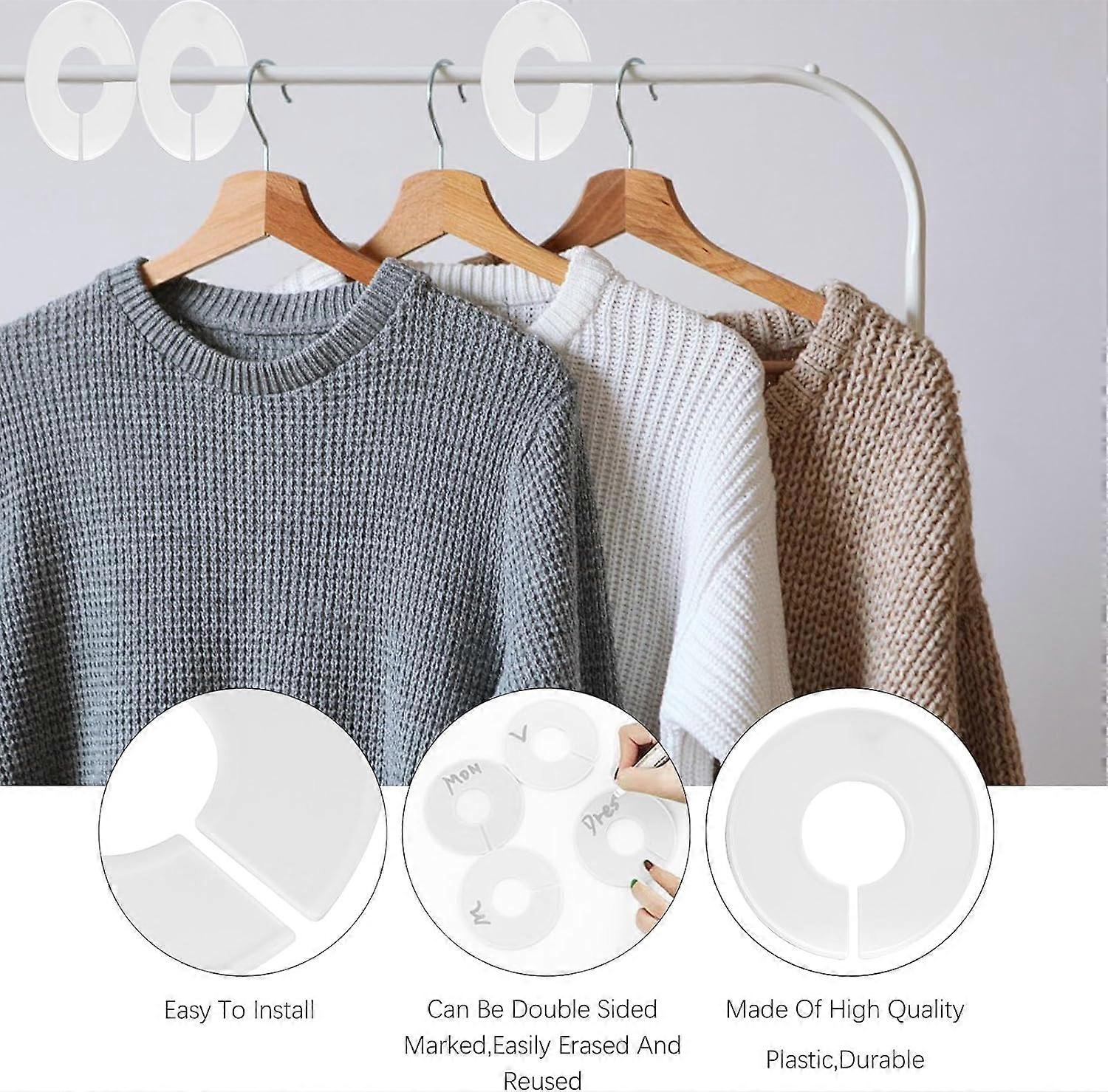 20 hanger dividers for wardrobe organization Wardrobe dividers size dividers with markings