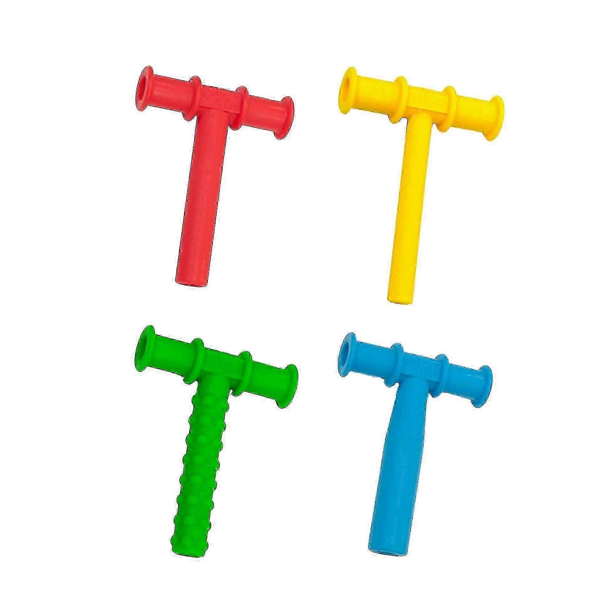 Teether Bite Stick Chewing Tube Sensory Chew Biting Aid Oral Muscle...