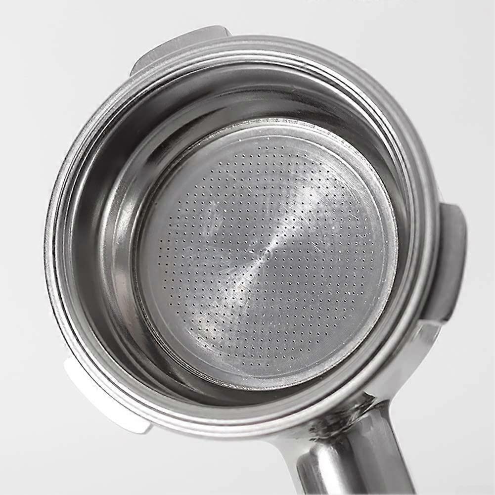 Coffee Filter Basket, 58mm Stainless Steel Pressurized Portafilter Basket, 2-Cup Replacement Parts