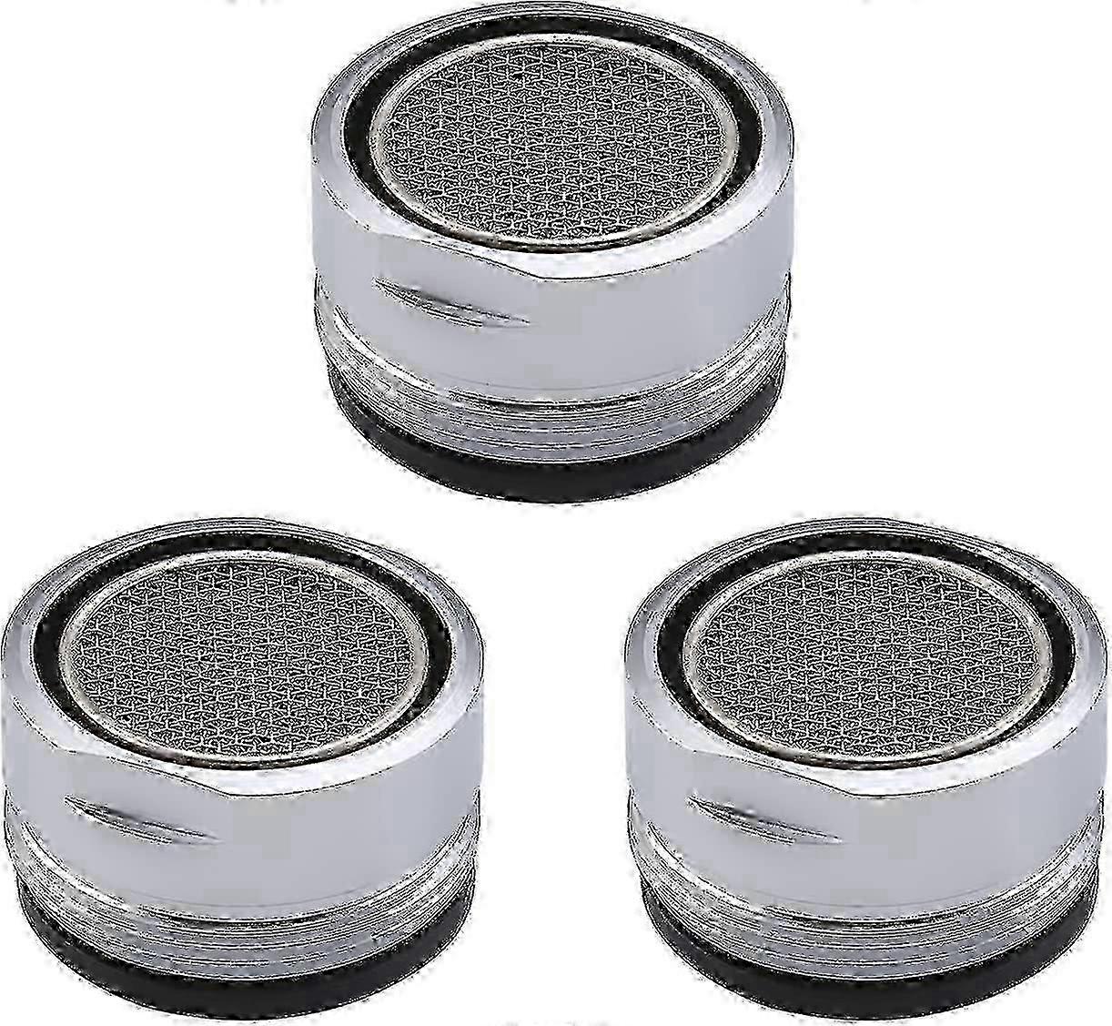 2025 M24 Nozzle Faucet Aerator Strainer Filter Attachment for Fittings - Polished Chrome (3 Pack)