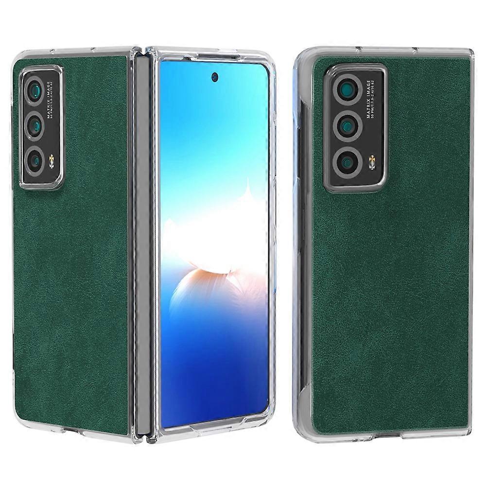 Compatible For Honor Magic Vs2 5G Case Clear Edge Leather+PC Protective Slim Cover