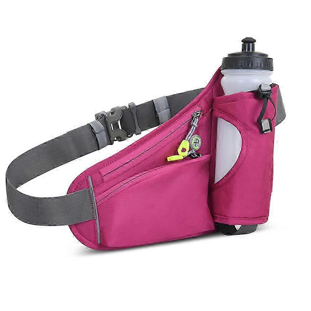 A KXJ Running Water Bottle Hydration Belt, a Hiking and Walking Waist Pack with Reflective strips