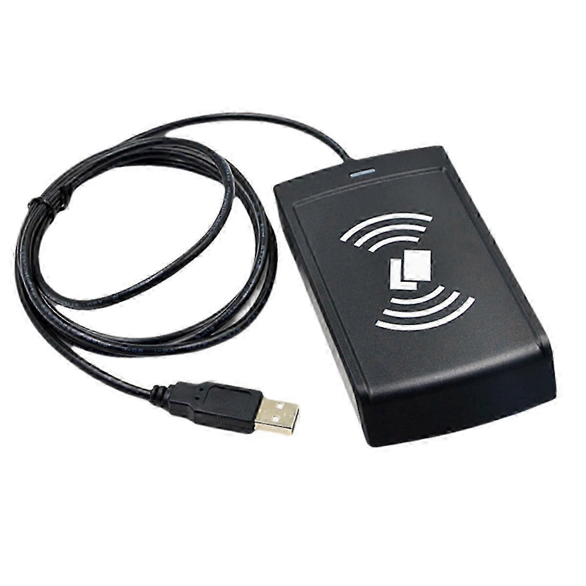 USB RFID Reader & IC Card Reader - HID Smart Card Reader for Windows & Linux, Supports NFC Functionality