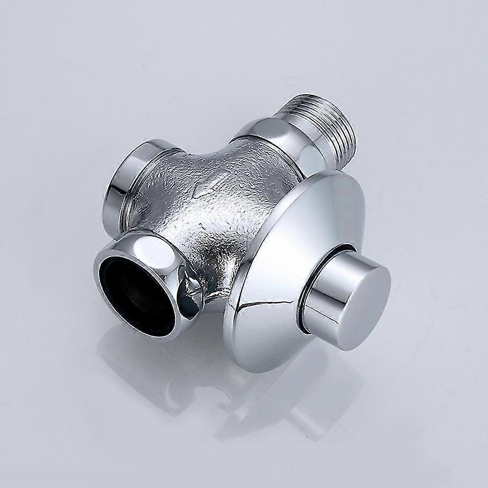 Toilet flush valve aquaflush press button self-closing concealed style p