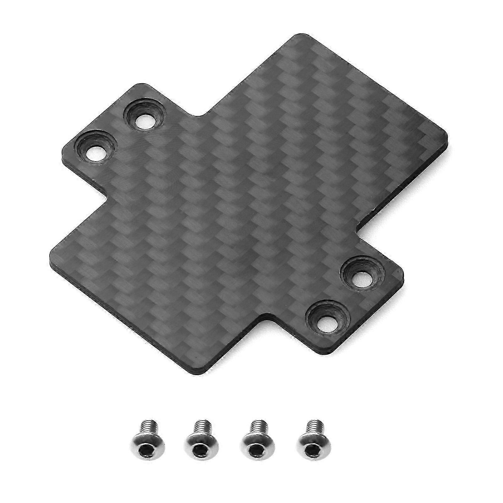 2025 Carbon Fiber ESC Mount Plate Replacement for Traxxas Maxx V1 V2 Wide Maxx 1/10 to Non-destructive Install Replacement for Hobbywing max6 max8 xr8
