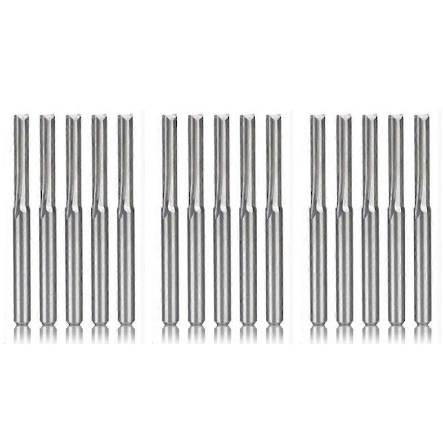 5PCS Two Flutes Spiral Carbide Mill Tool Cutters for CNC Router