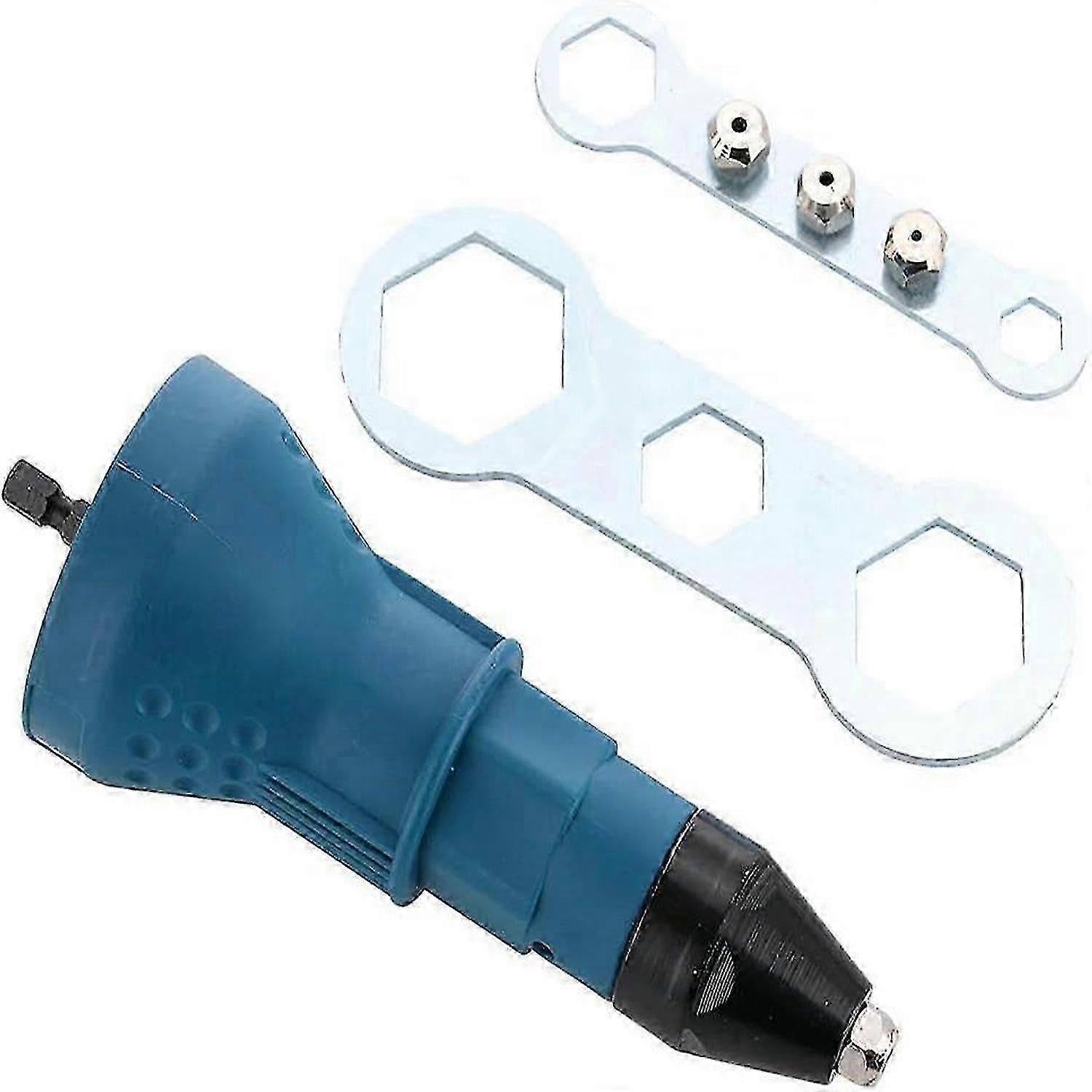 Drill Riveter Insert Tool Generic Accessories Supplies Equipment Outdoor Electric Multifunction ABS Conversion Adapter