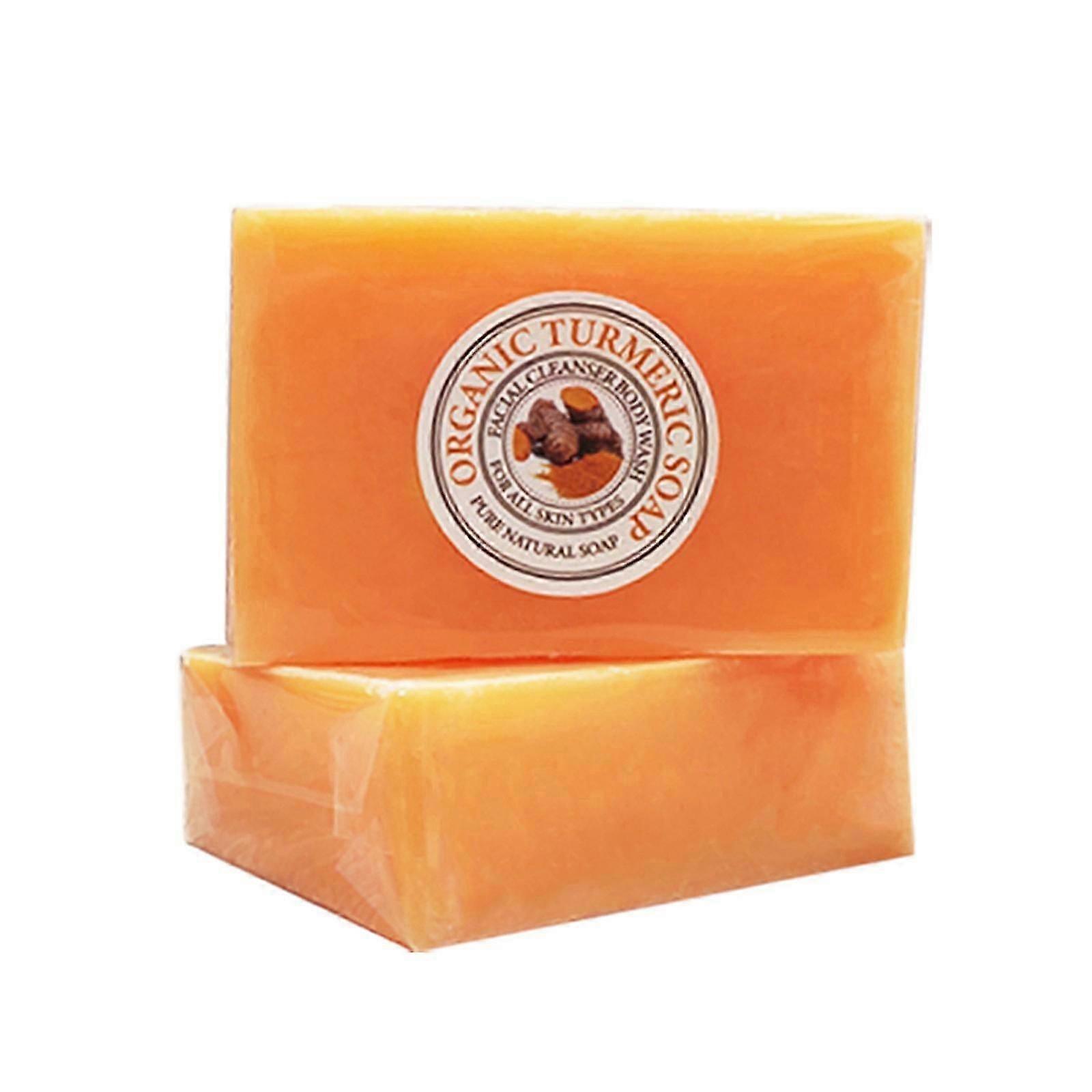 Turmeric Soap For Cleansing And Improvement Of Dark Yellow Marks Firming And Cleansing Face Soap 125g Essential Oils
