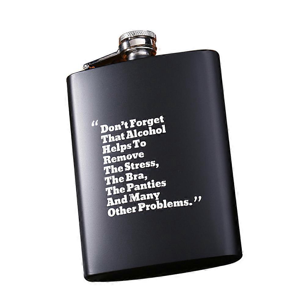 8 أوقية زجاجة جيب من الفولاذ المقاوم للصدأ مثالية للأنشطة الخارجية حامل مشروبات أسود مثالي للمشي لمسافات طويلة 1 مجموعة