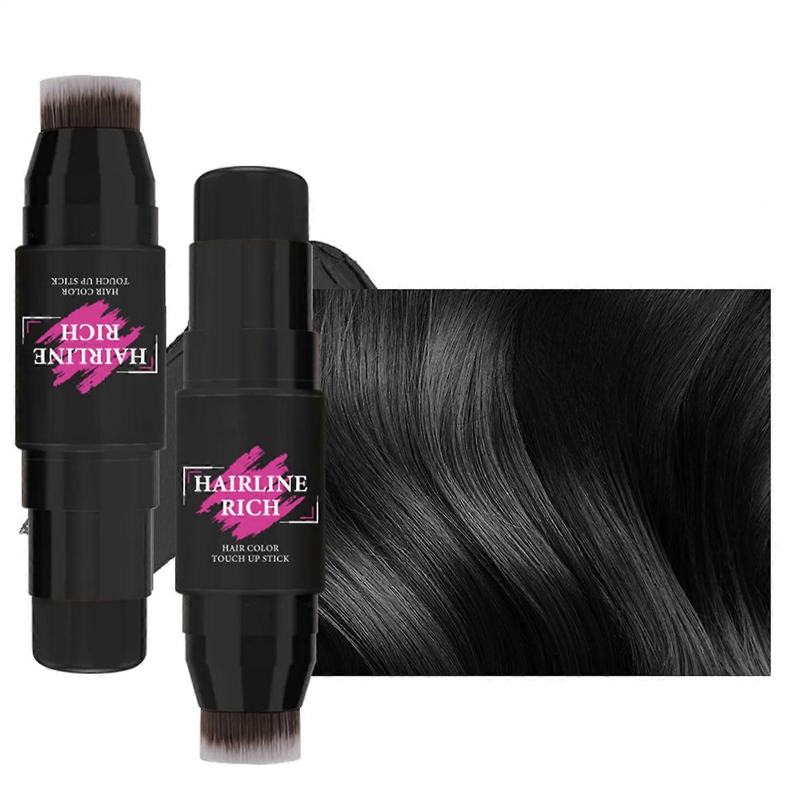 Gray Hair Cover Up Stick Waterproof Natural Hair Color for Women Thinning Roots Daily Travel Use