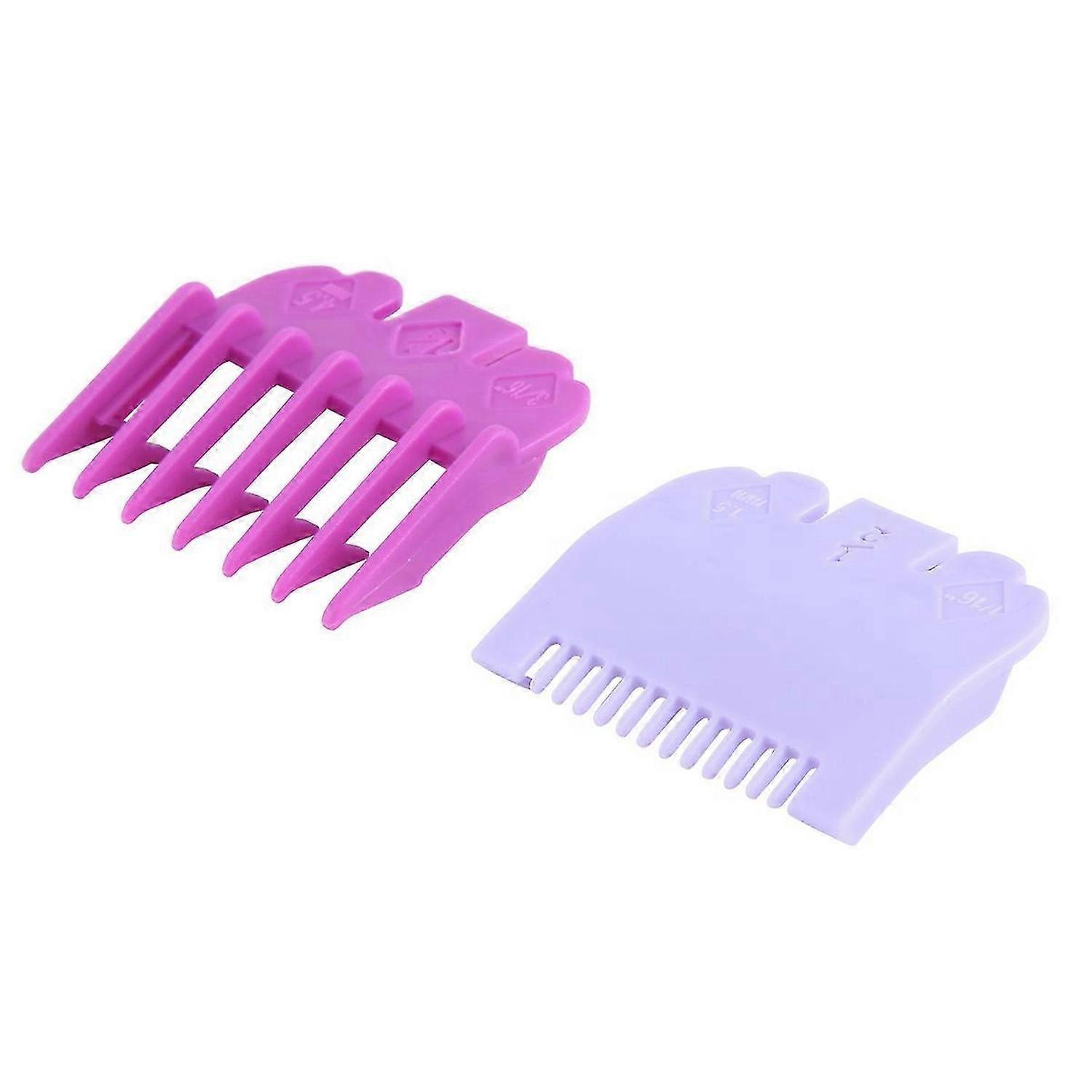 2Pcs/Set Hair Clipper Guide Comb Beard Trimmer Comb Trimmer Shaver Comb Replacement Clipper Blade Cu