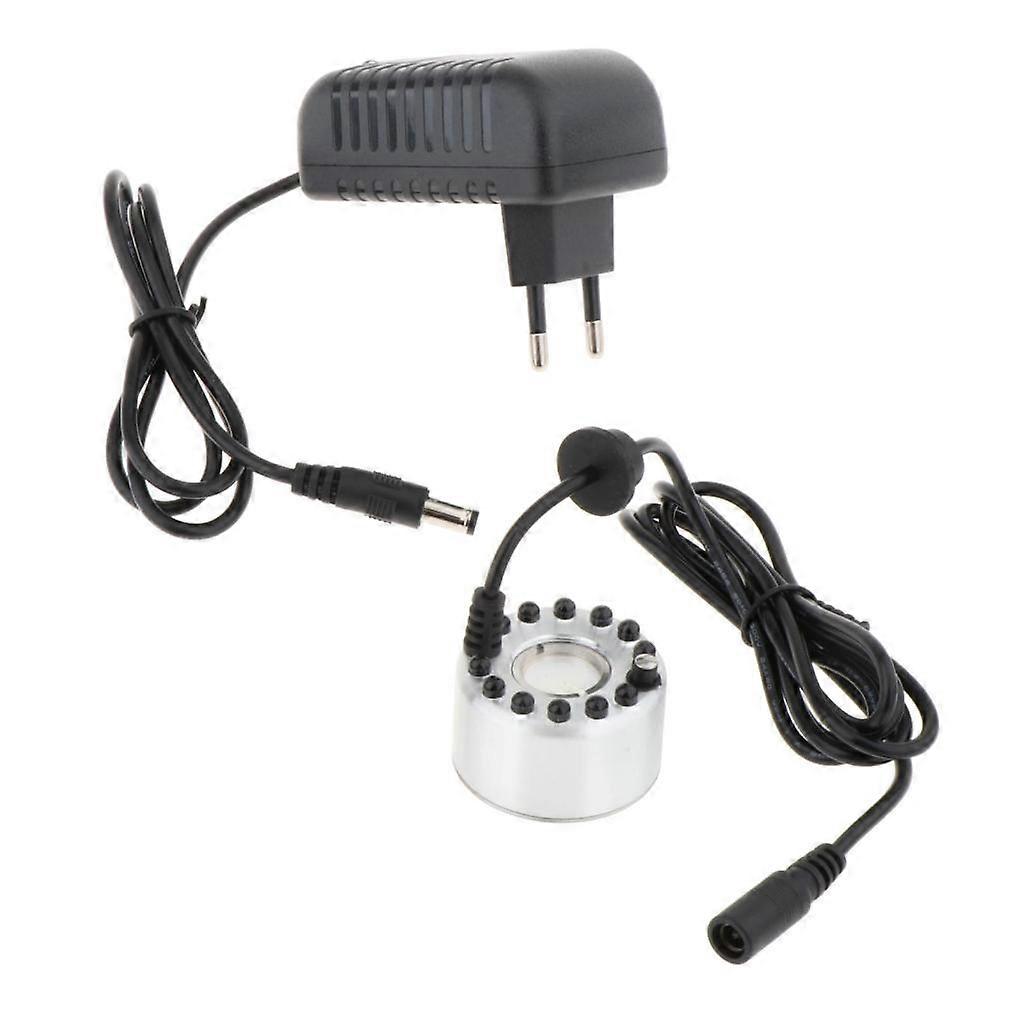 Halloween Mist Maker Fogger LED Pumpkin Light Water Fountain Pond Fog Machine Atomizer for Halloween Christmas Party Decoration
