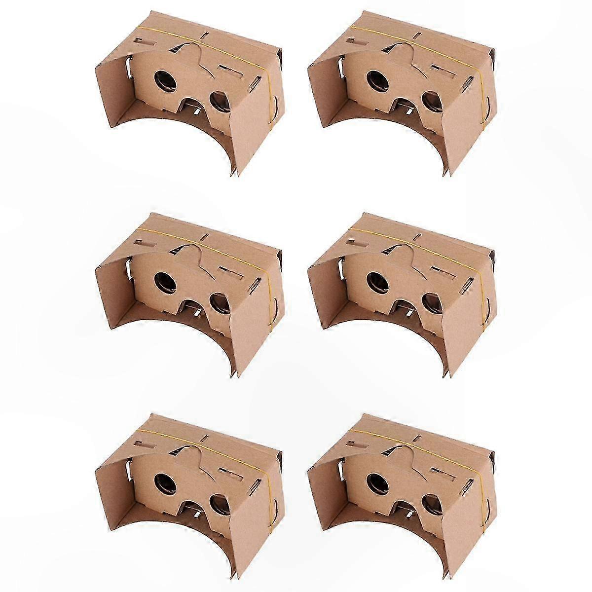 6-Pack 6" Hardboard Kits for 3D VR Glasses Assembly Projects