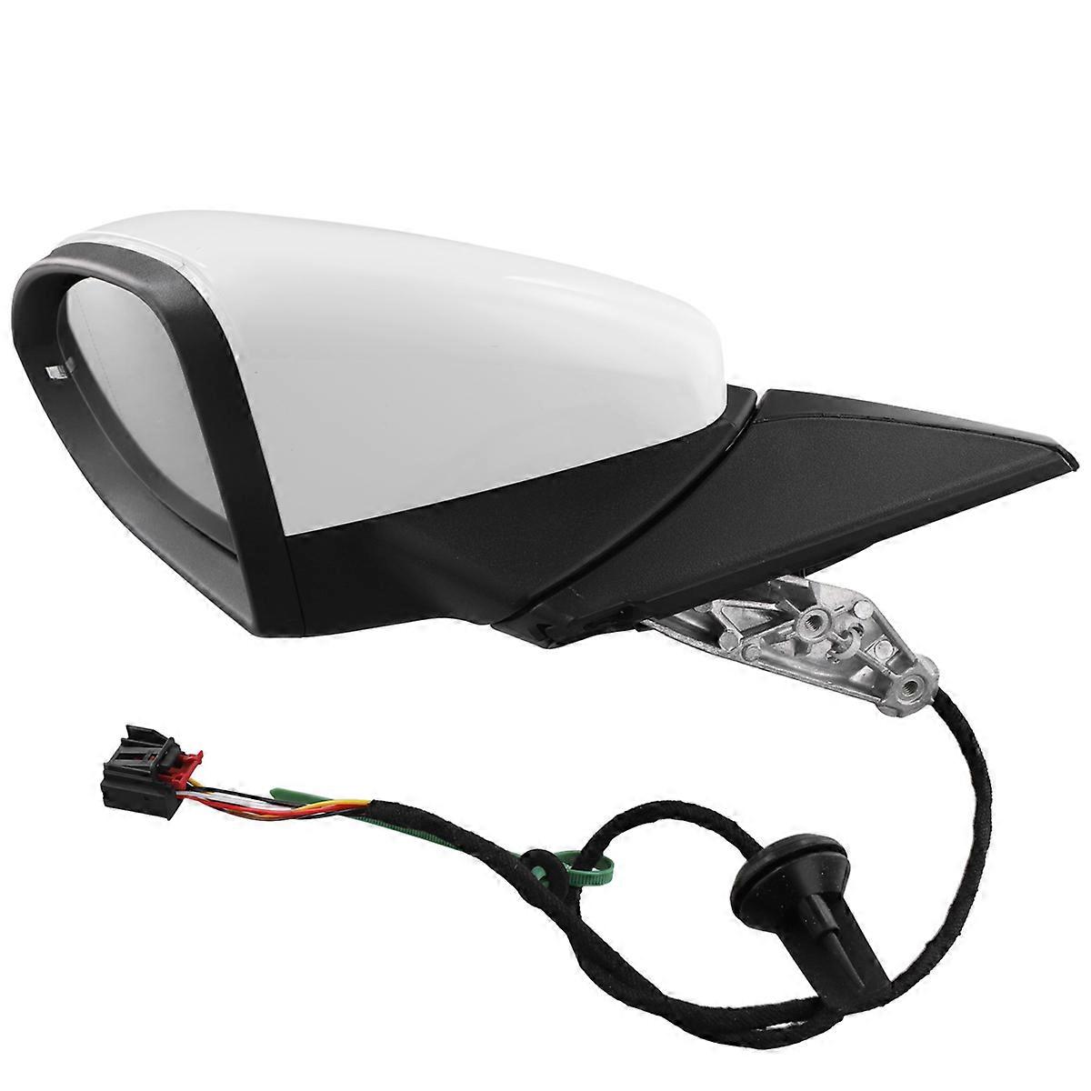 Rear View Mirror Assembly 6 Wires Manual Folding Side Wing Door Mirror for Golf 7 MK7 MK7.5 Left