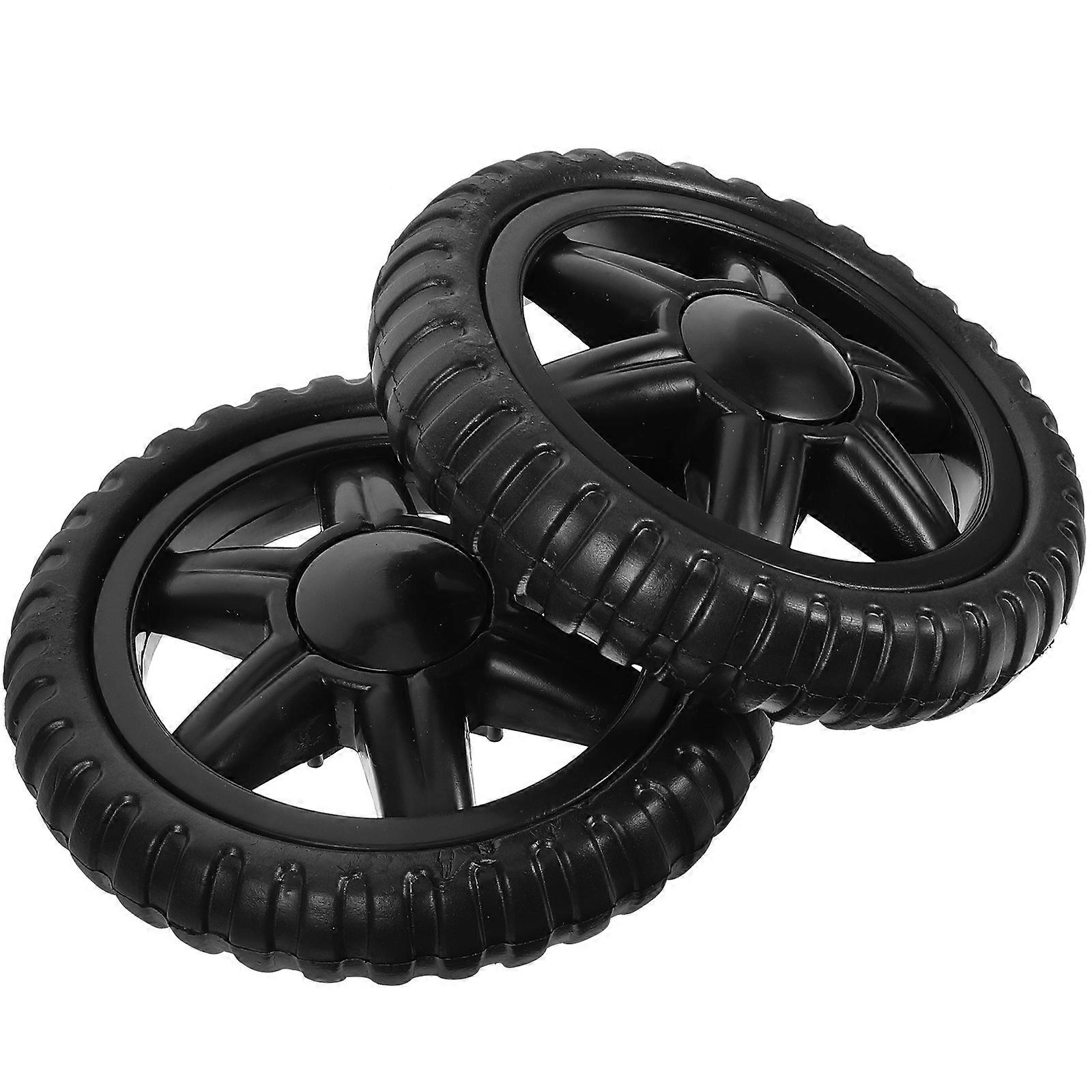 Shopping Cart Wheels Replaceable Plastic Trolley Wheels for Cart 4Pcs